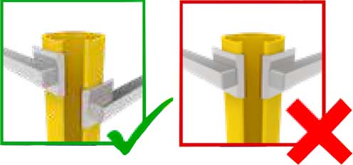 Outils pour protection d'échelle de rack
